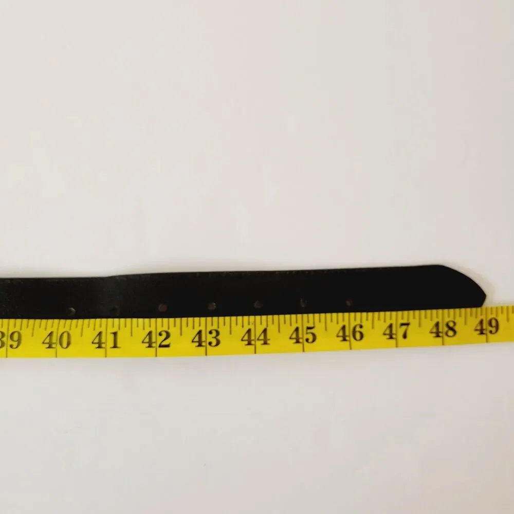 Timberland Genuine Leather Black Classic Casual Size 42/44 Mens Belt